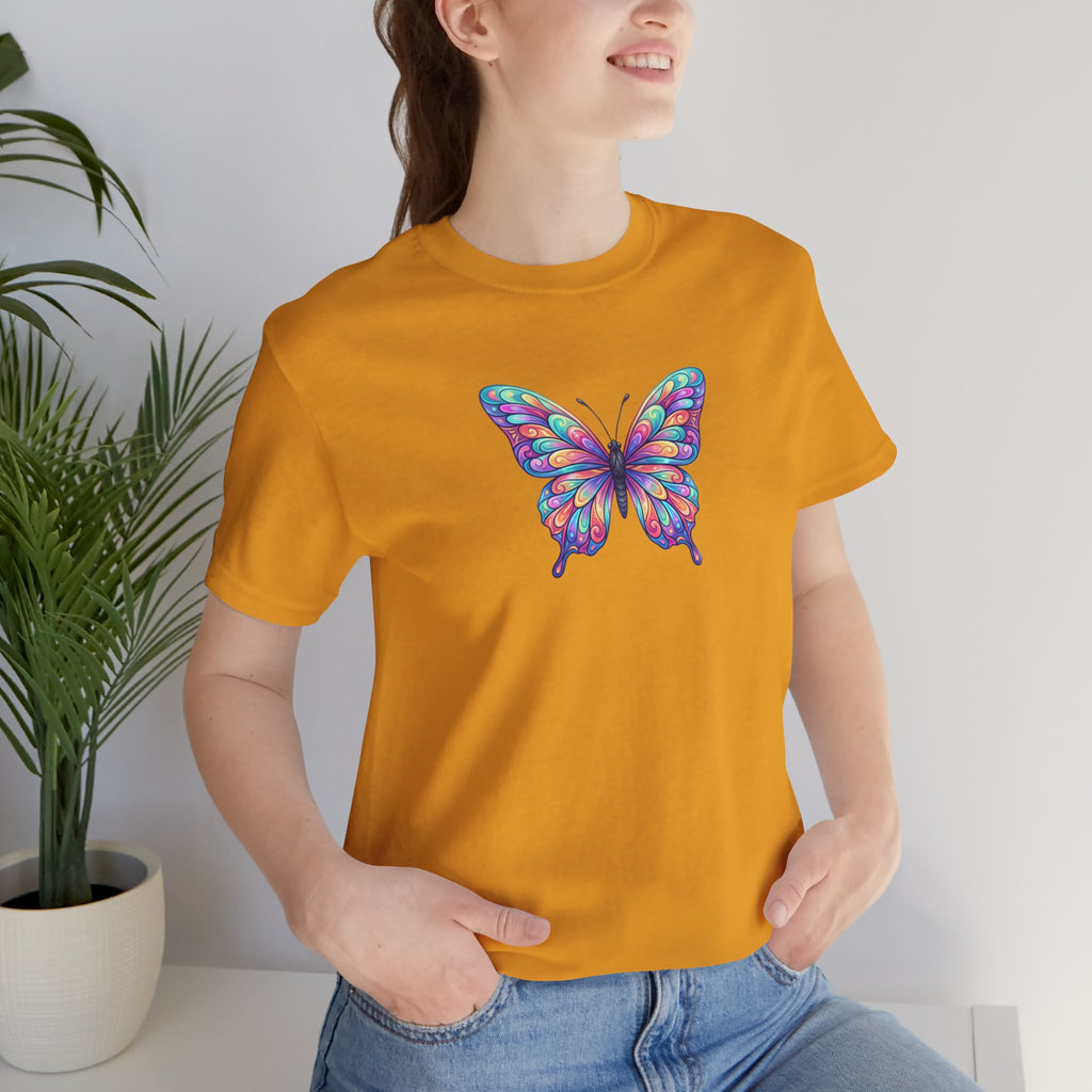 Butterfly Graphic Tee — Colorful Watercolor Butterfly T-Shirt