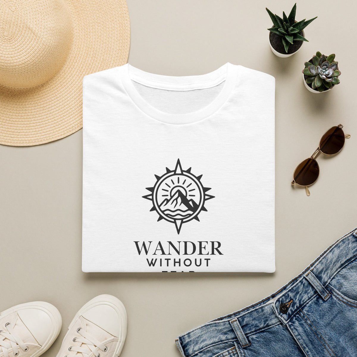 Wander Without Fear Graphic T-Shirt