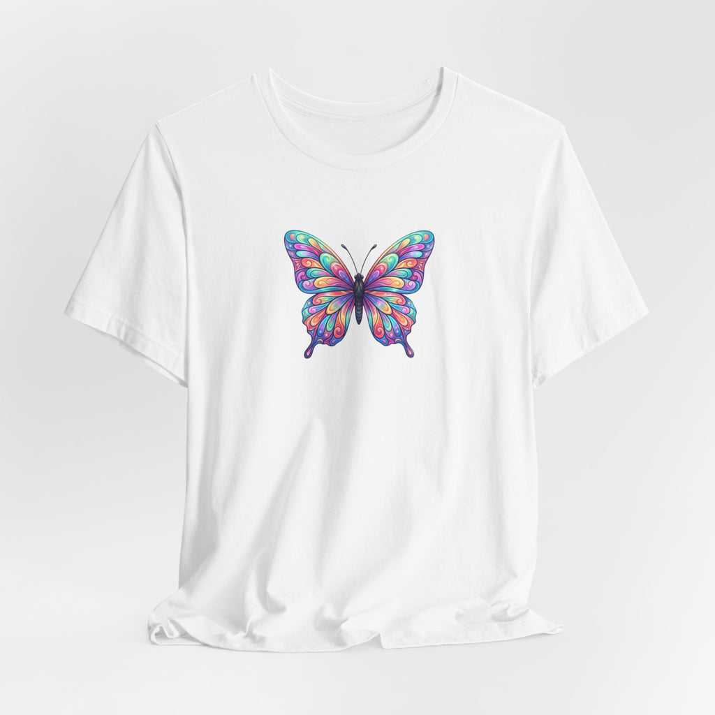 Butterfly Graphic Tee — Colorful Watercolor Butterfly T-Shirt