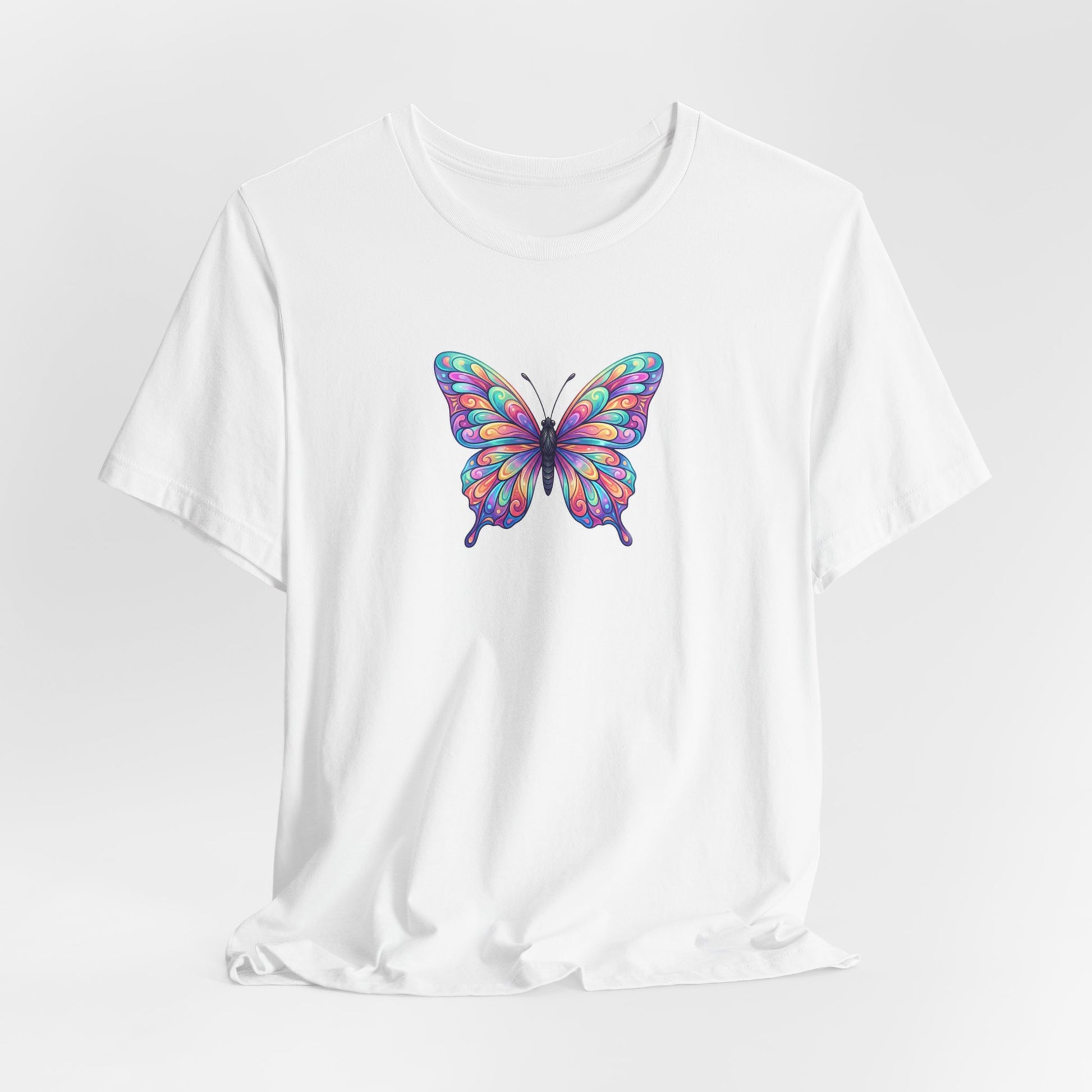Butterfly Graphic Tee — Colorful Watercolor Butterfly T-Shirt