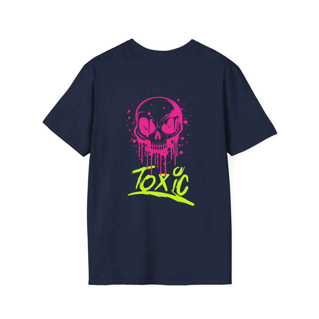 T-Shirt — Neon Drip Skull "Toxic" Graphic