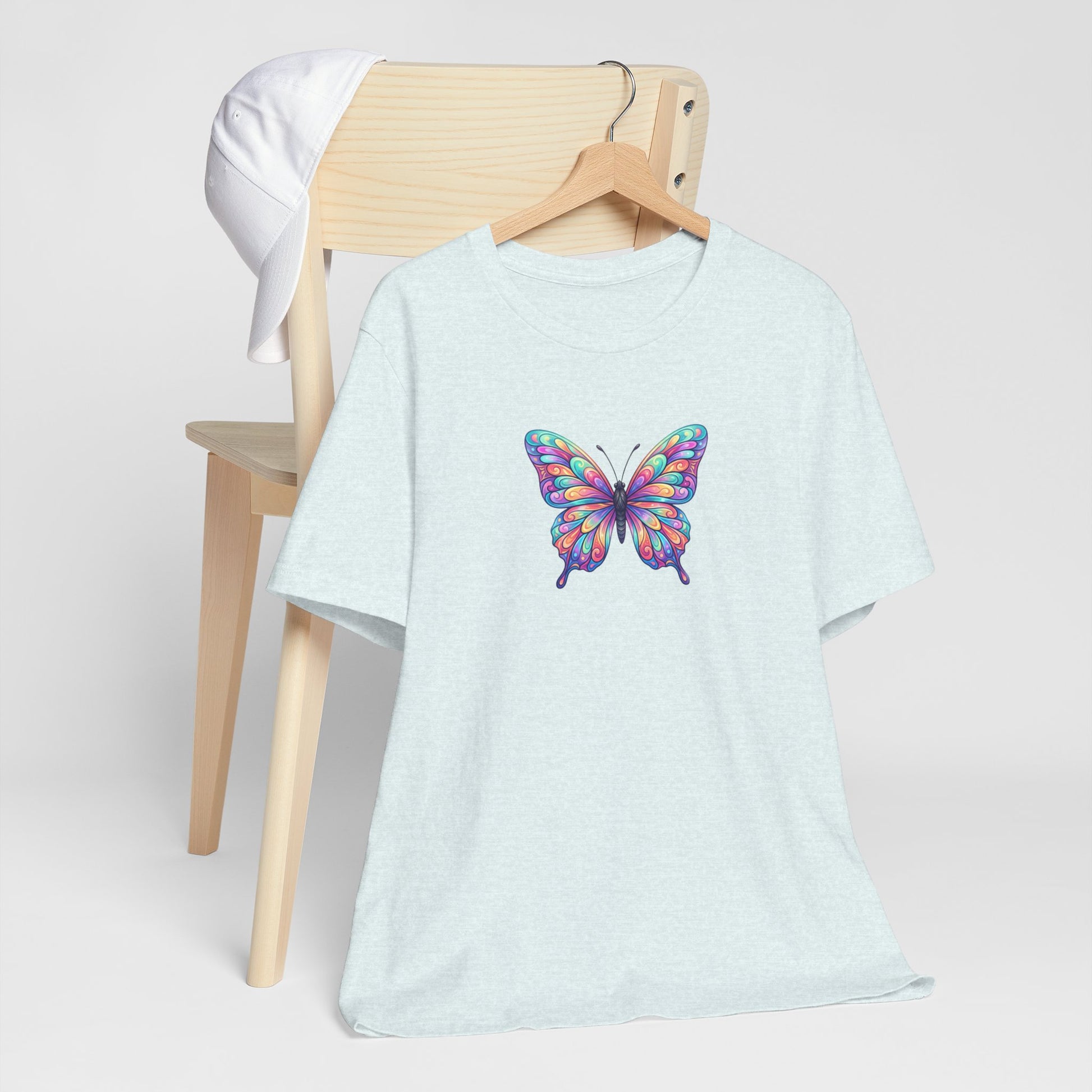 Butterfly Graphic Tee — Colorful Watercolor Butterfly T-Shirt