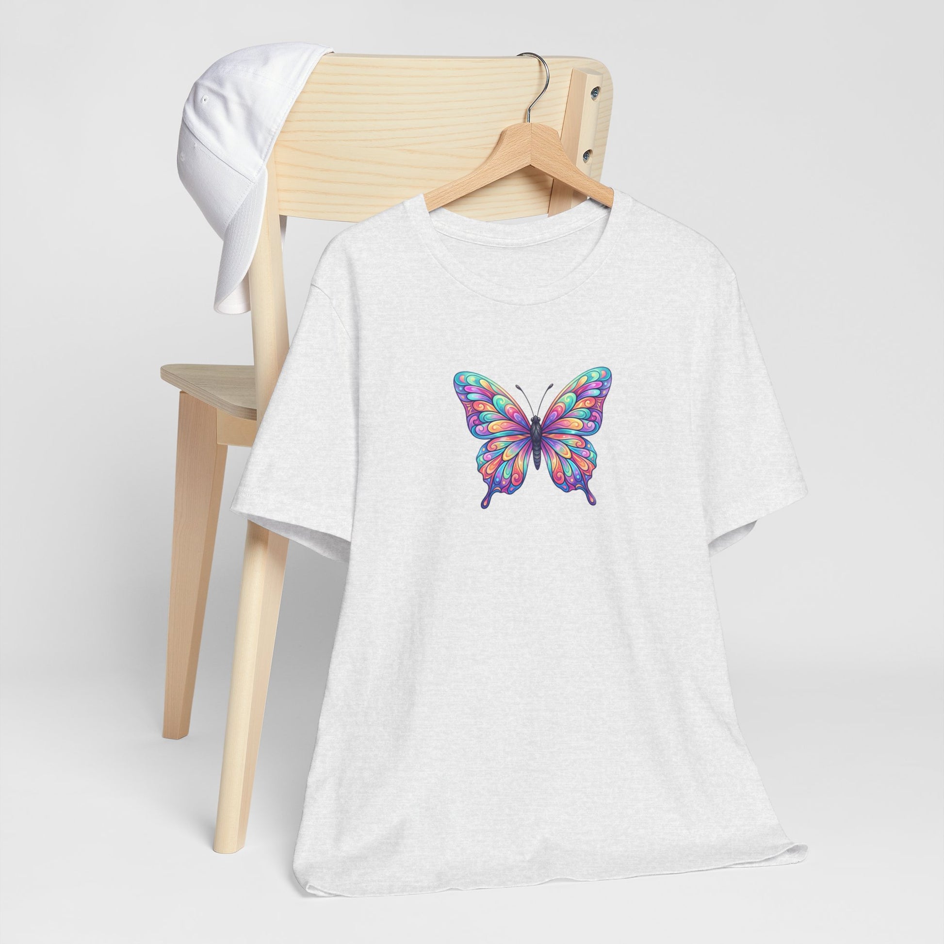 Butterfly Graphic Tee — Colorful Watercolor Butterfly T-Shirt