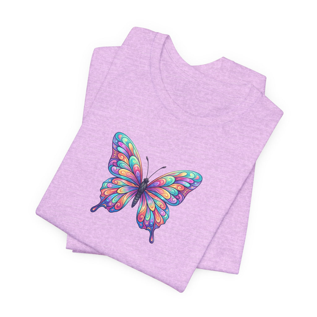 Butterfly Graphic Tee — Colorful Watercolor Butterfly T-Shirt