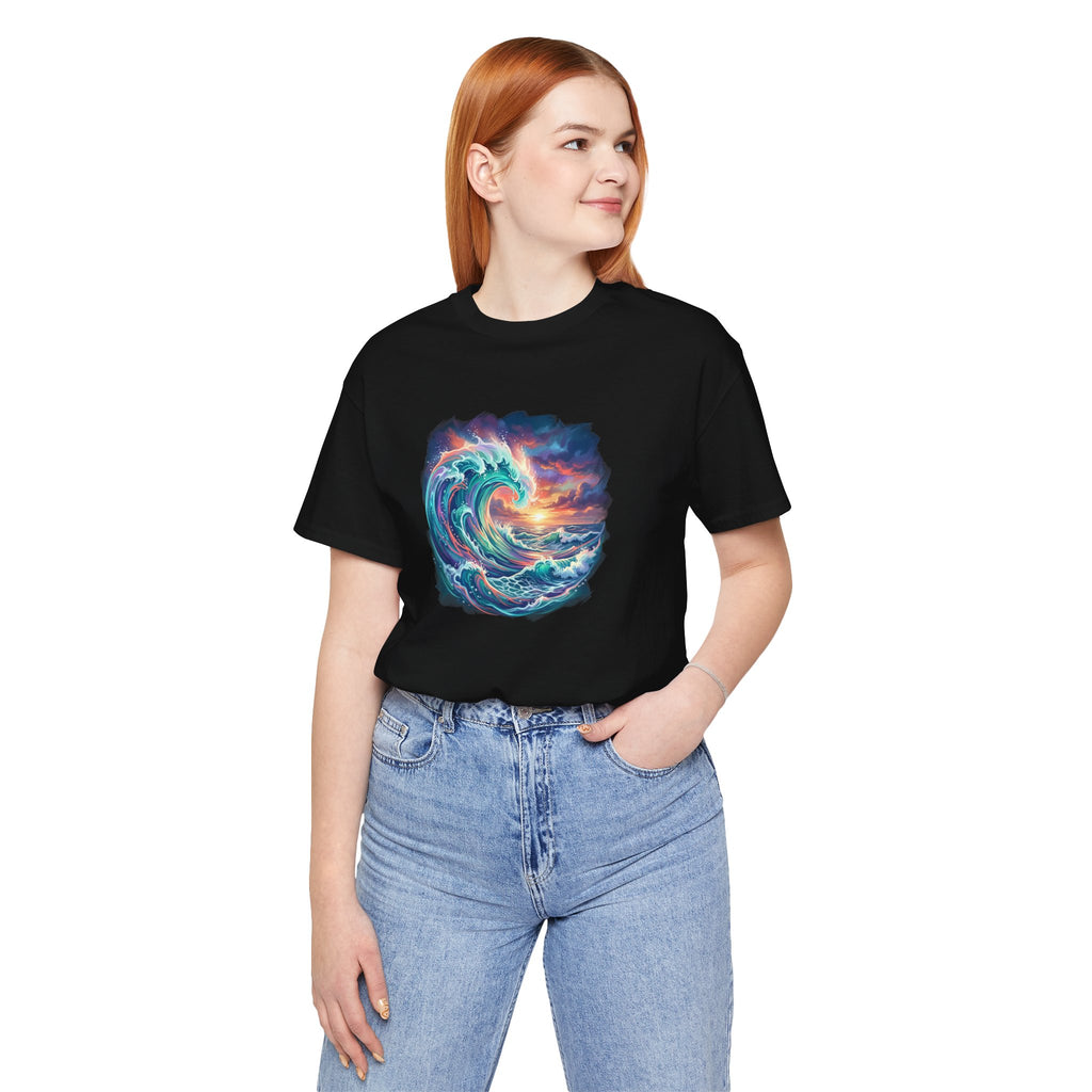 Ocean Wave Sunset T-Shirt