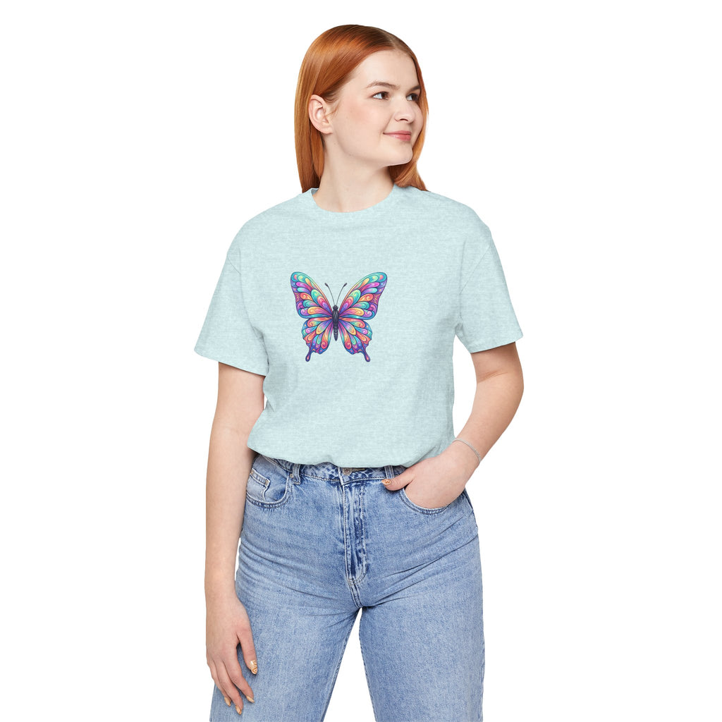 Butterfly Graphic Tee — Colorful Watercolor Butterfly T-Shirt