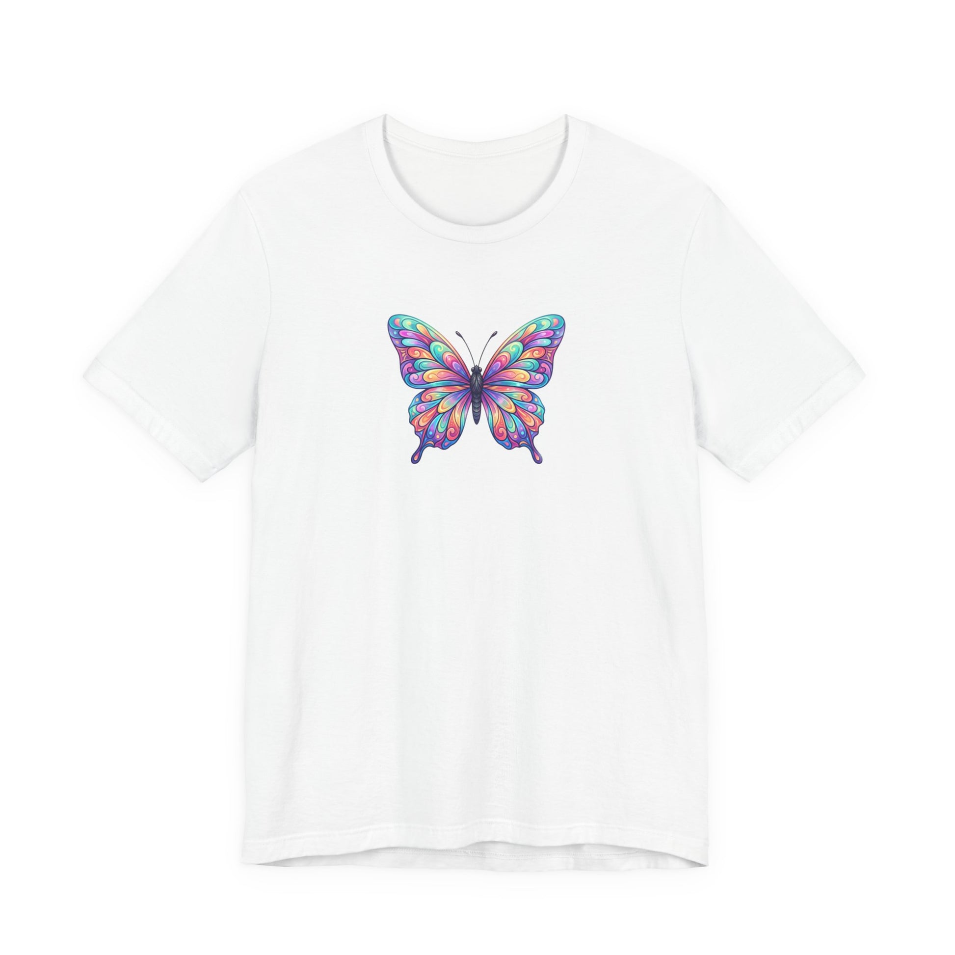 Butterfly Graphic Tee — Colorful Watercolor Butterfly T-Shirt