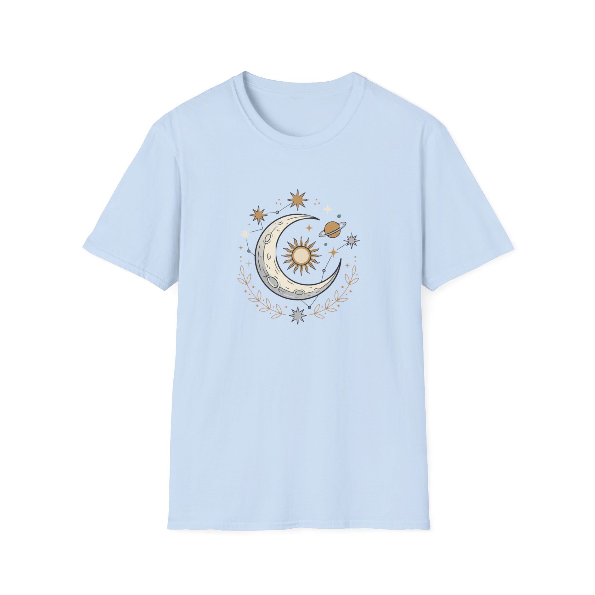 Celestial Moon & Sun Tee — Vintage Astrology Graphic T-Shirt