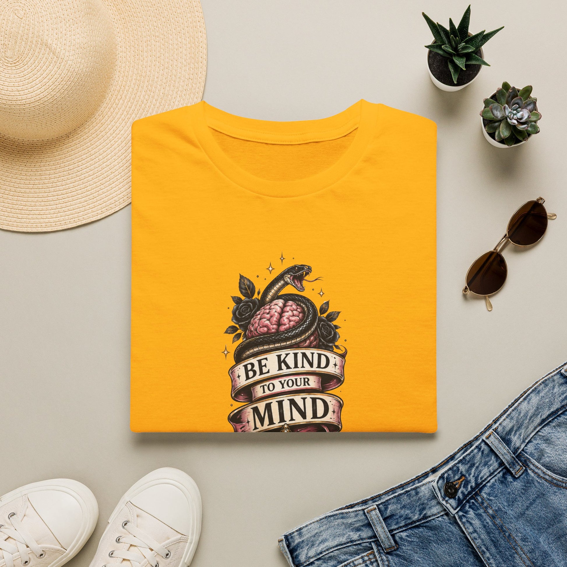 Be Kind to Your Mind T-Shirt | Mental Health Awareness Gift | Unisex Graphic Tee
