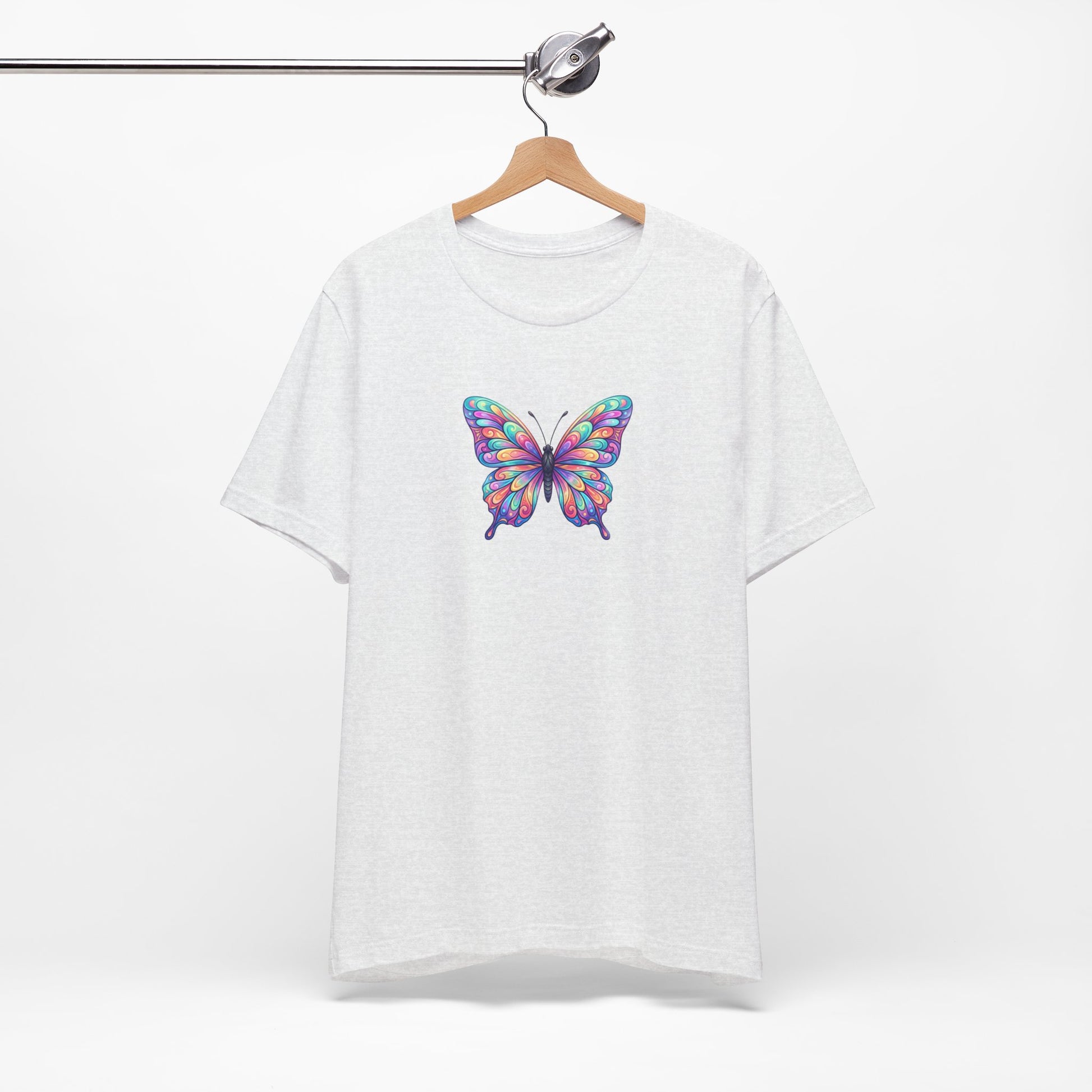 Butterfly Graphic Tee — Colorful Watercolor Butterfly T-Shirt