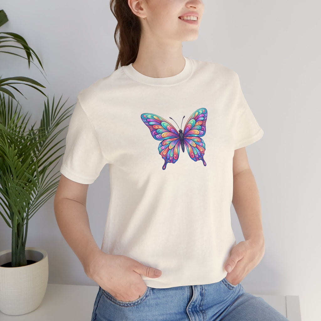 Butterfly Graphic Tee — Colorful Watercolor Butterfly T-Shirt