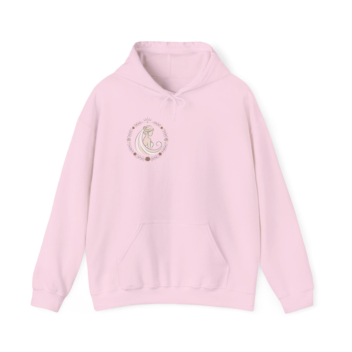 Wifey Back Print Customise Hoodie – Bridal Minimal Moon Goddess Graphic Pullover - Custom Text - Unique just for you