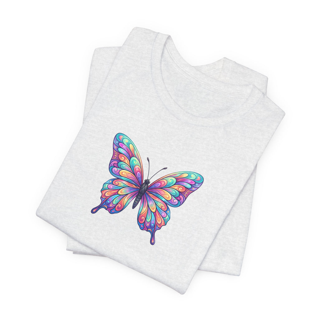 Butterfly Graphic Tee — Colorful Watercolor Butterfly T-Shirt