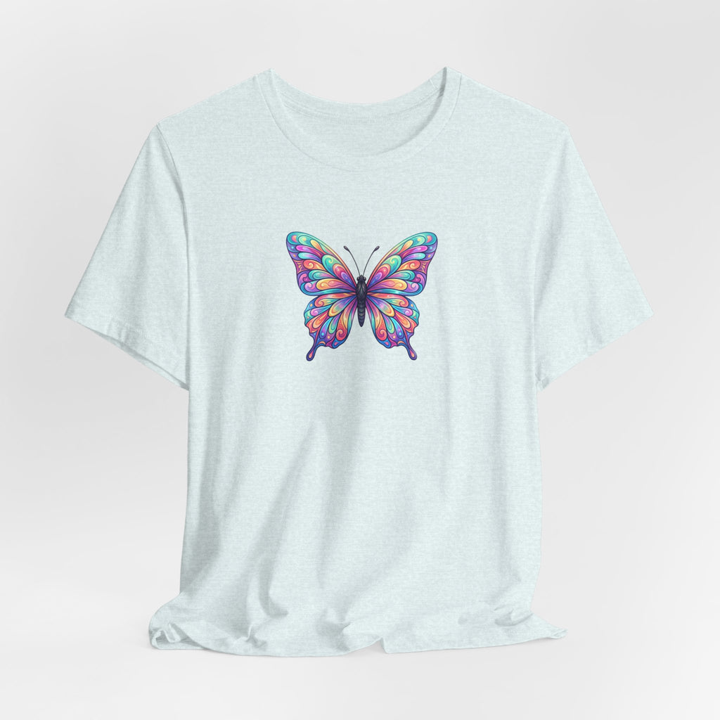 Butterfly Graphic Tee — Colorful Watercolor Butterfly T-Shirt