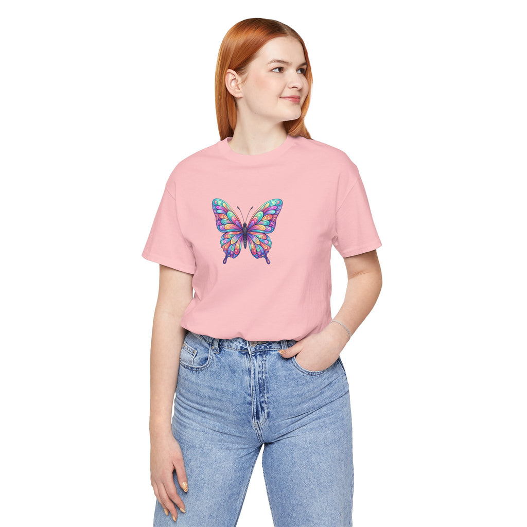 Butterfly Graphic Tee — Colorful Watercolor Butterfly T-Shirt