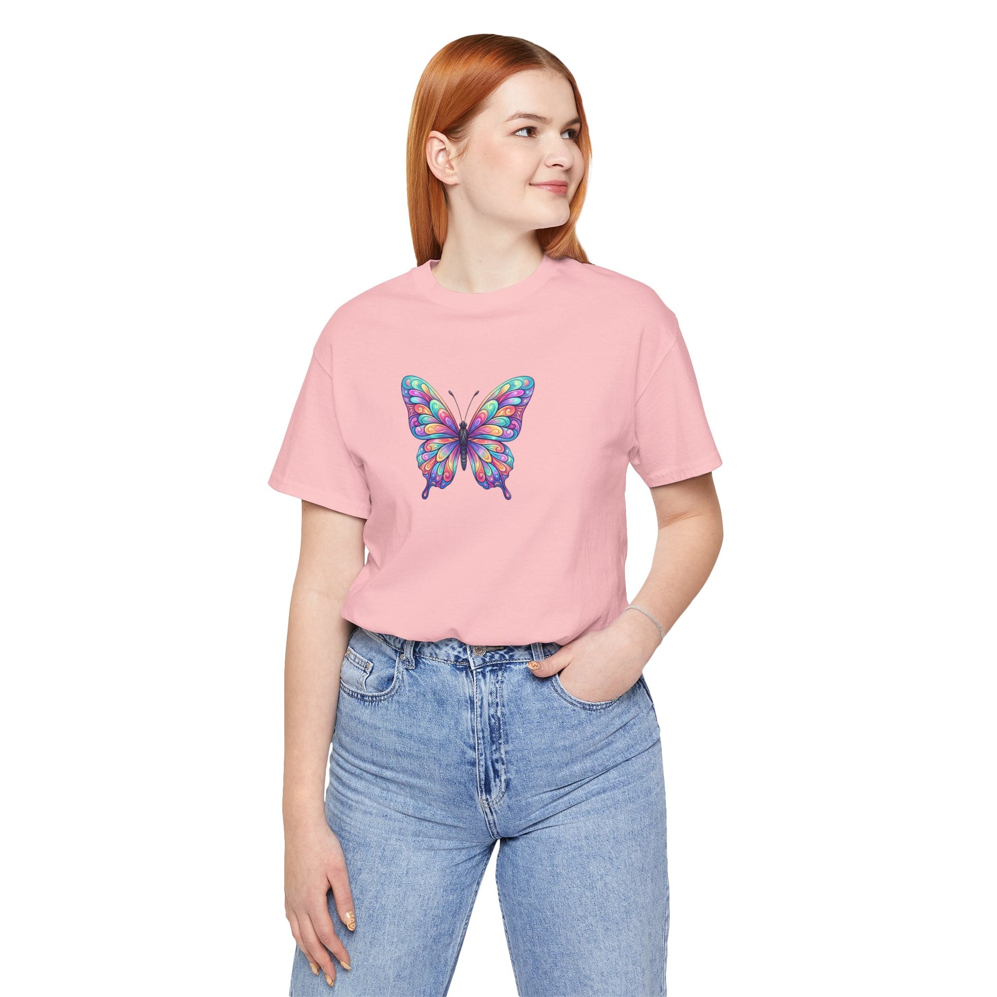 Butterfly Graphic Tee — Colorful Watercolor Butterfly T-Shirt