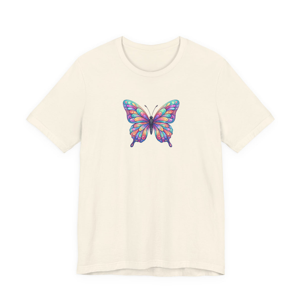 Butterfly Graphic Tee — Colorful Watercolor Butterfly T-Shirt