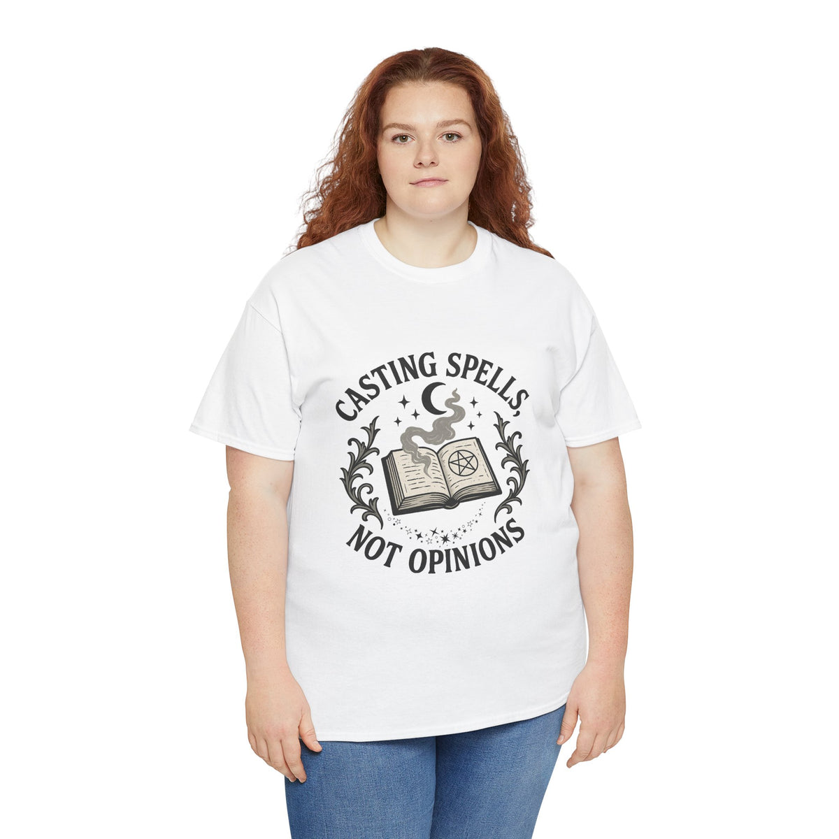 Casting Spells Not Opinions T-Shirt – Witchy Magic Graphic Tee