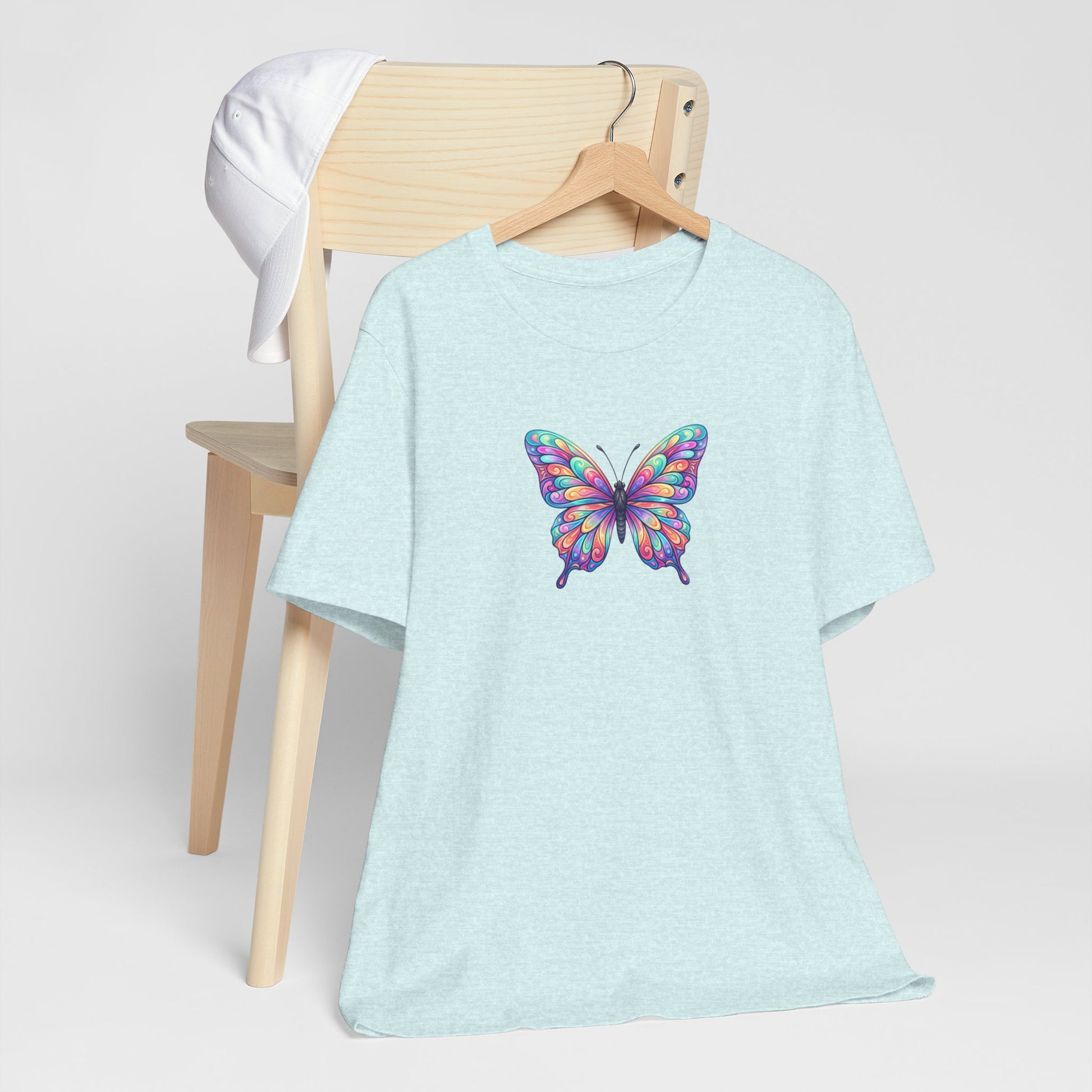 Butterfly Graphic Tee — Colorful Watercolor Butterfly T-Shirt