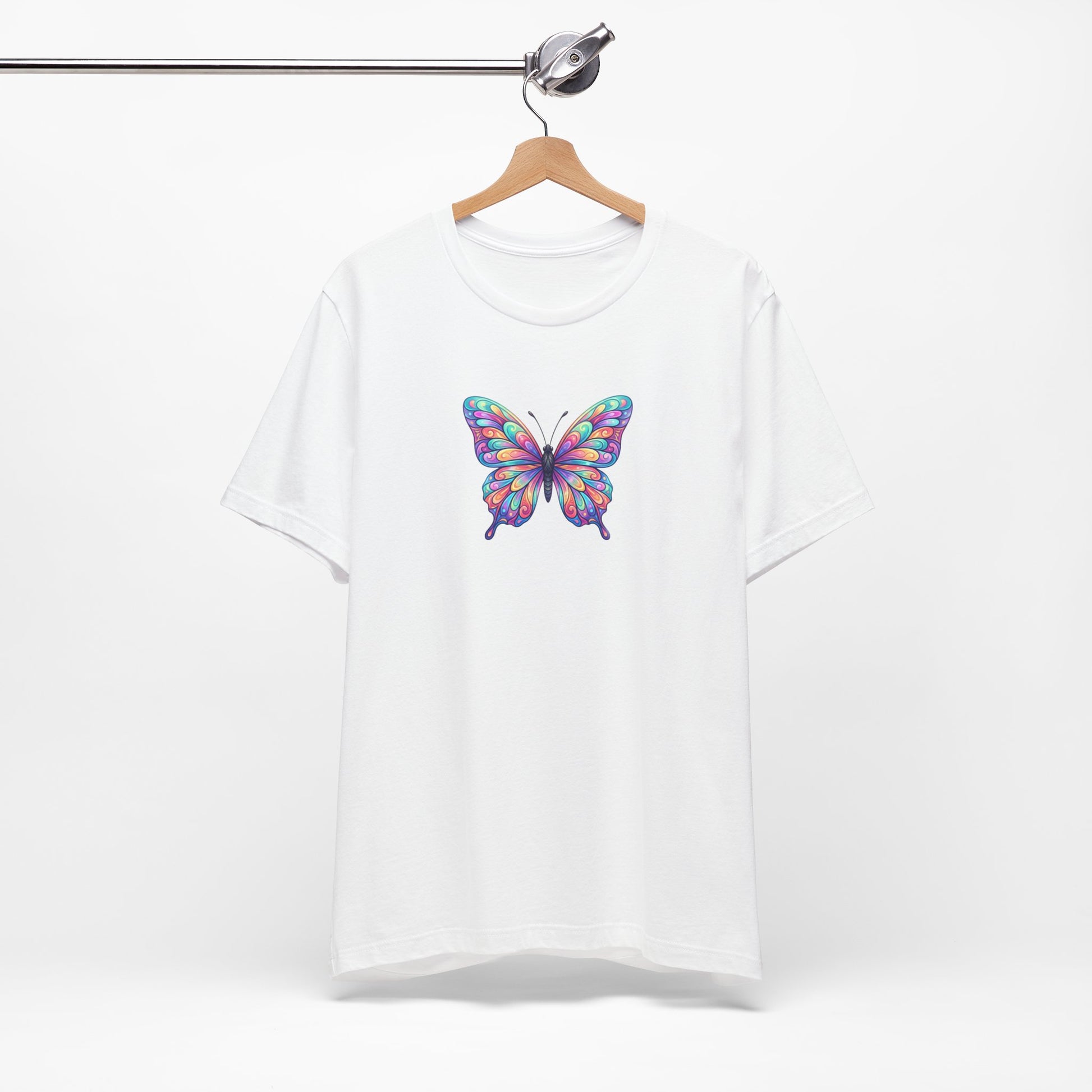 Butterfly Graphic Tee — Colorful Watercolor Butterfly T-Shirt
