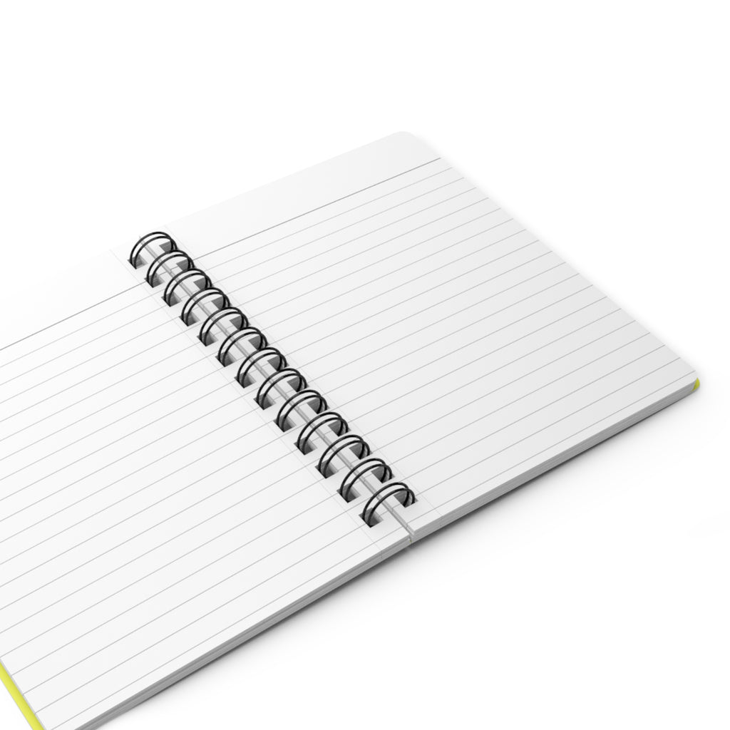 Battery Level Spiral Notebook — Cute Relatable Aesthetic Journal