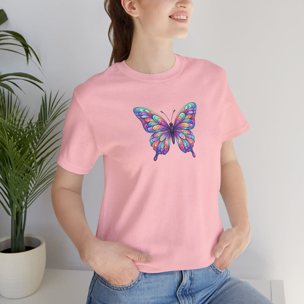 Butterfly Graphic Tee — Colorful Watercolor Butterfly T-Shirt