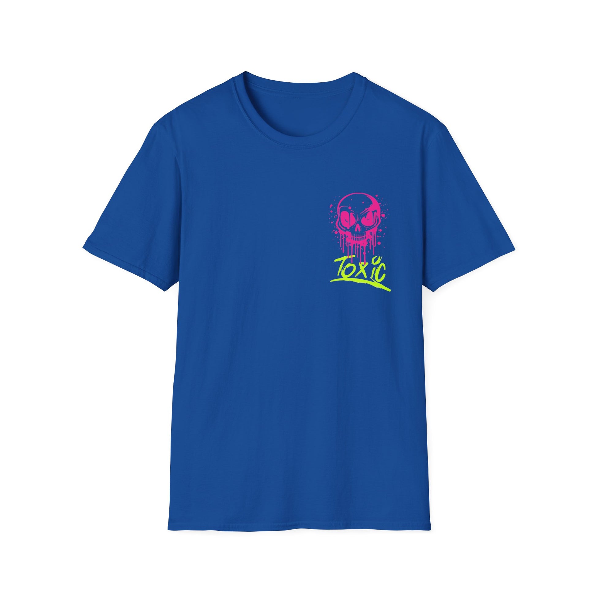 T-Shirt — Neon Drip Skull "Toxic" Graphic