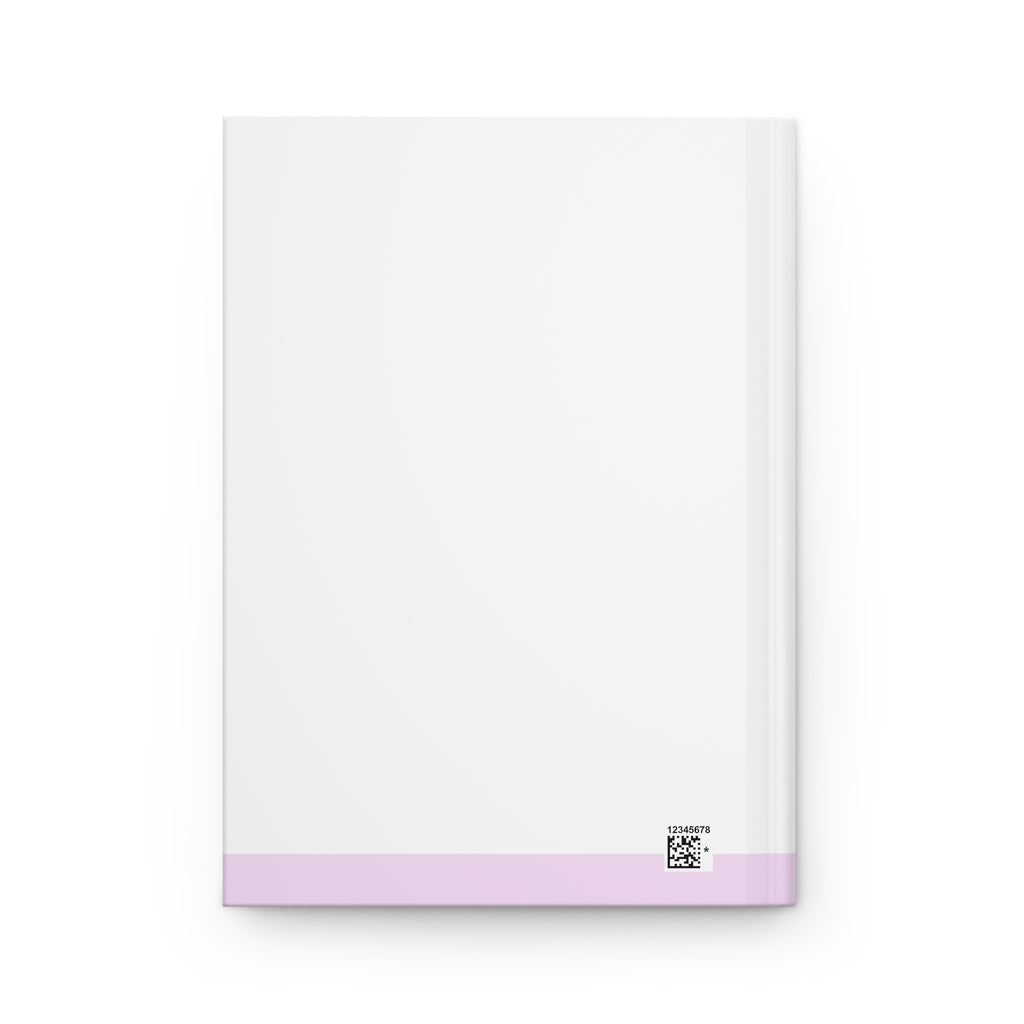 Just One More Chapter Hardcover Journal — Book Lover Notebook with Cute Books & Coffee Design