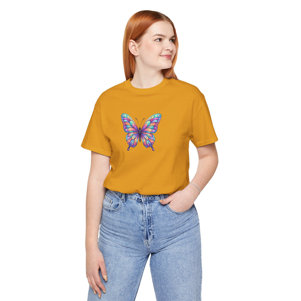 Butterfly Graphic Tee — Colorful Watercolor Butterfly T-Shirt