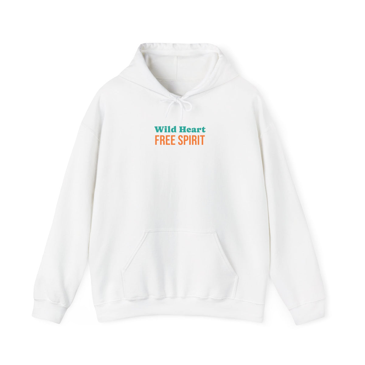 Wild Heart Free Spirit Floral Goddess Fox Hoodie - Front and Back Design