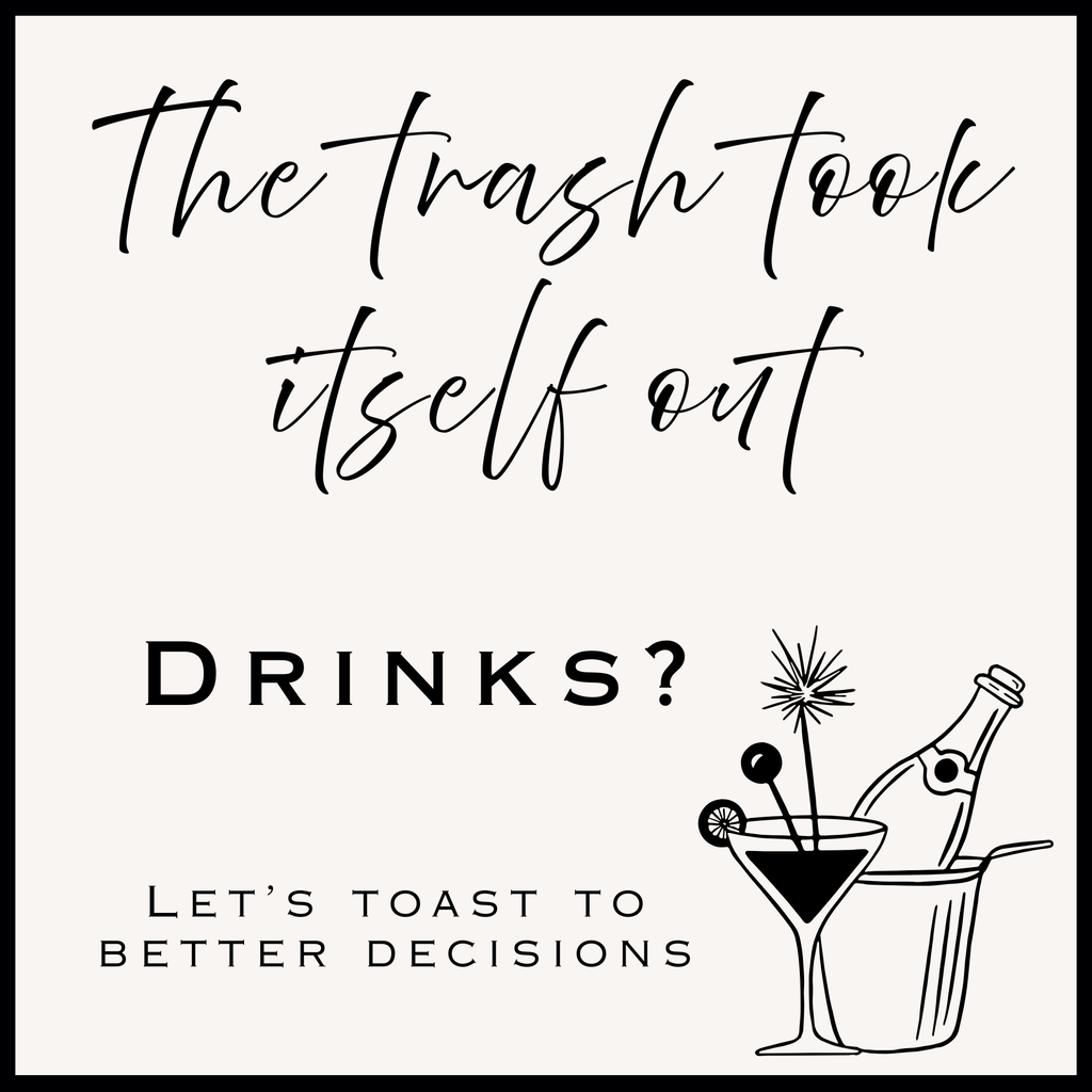 Funny Divorce Party Invitation - The Trash Took Itself Out - Party I 5.8” Square Invite - Printed Front & Back - Divorce Celebration Invite
