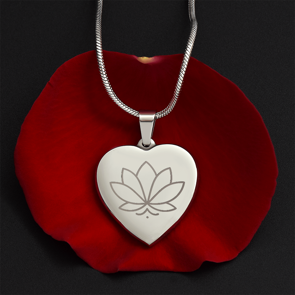 Lotus Heart Necklace