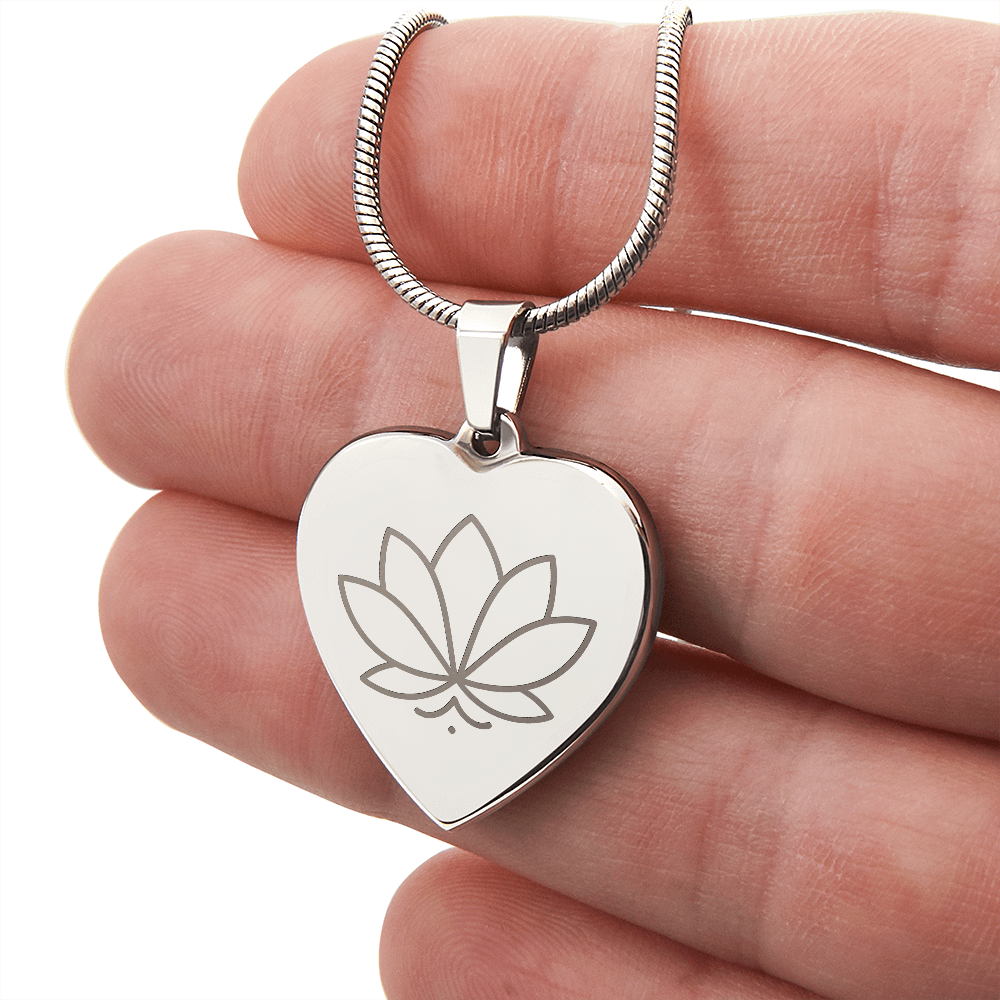 Lotus Heart Necklace