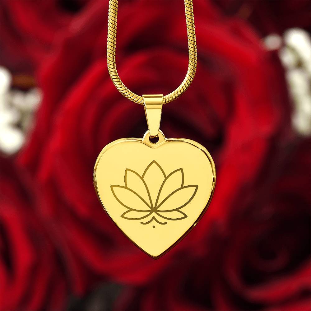 Lotus Heart Necklace