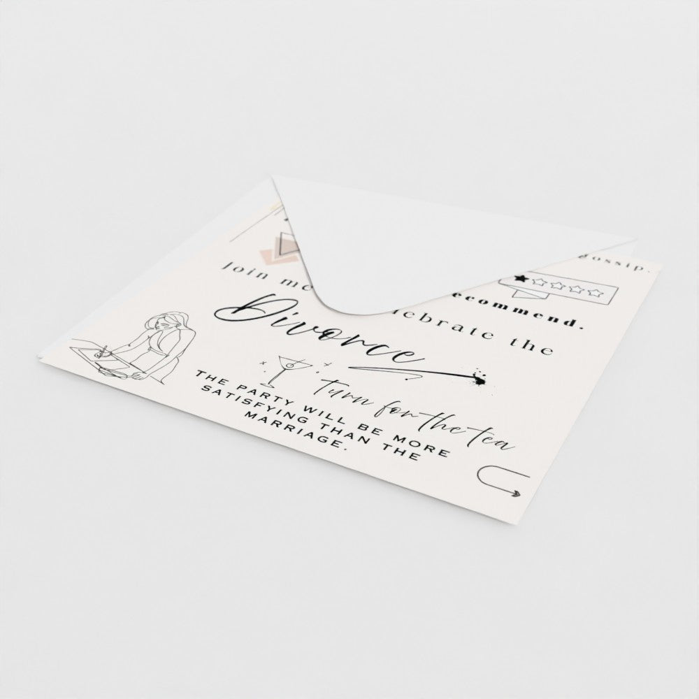 Divorce Party Savage Invite