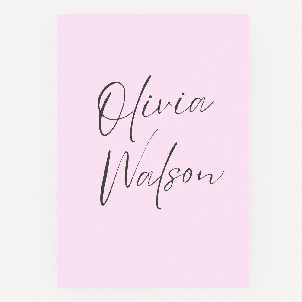 Personalised Hardcover Journal – Custom Name Notebook, A5 Size
