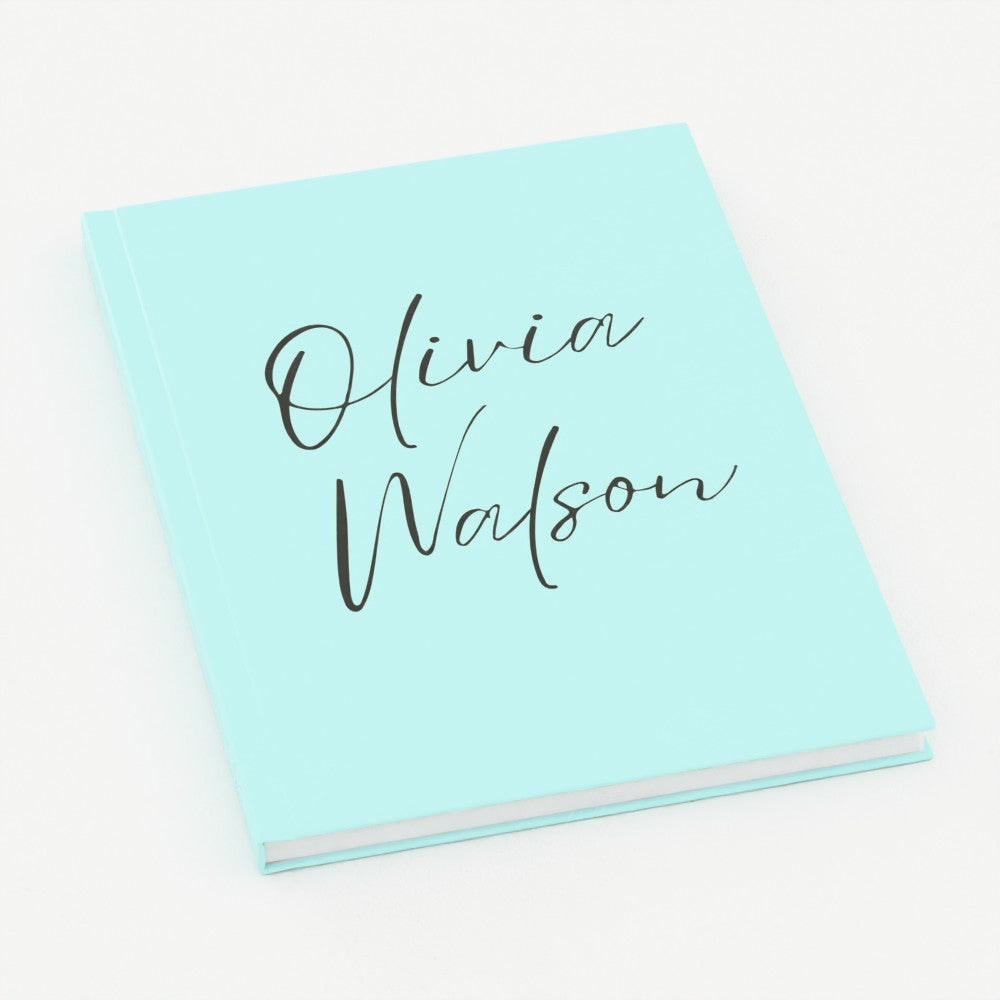 Personalised Hardcover Journal – Custom Name Notebook, A5 Size