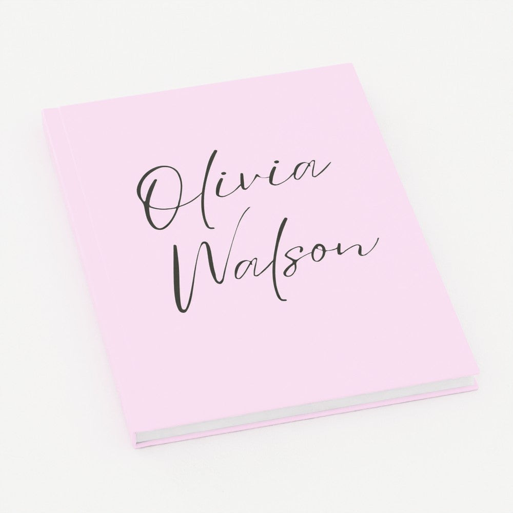 Personalised Hardcover Journal – Custom Name Notebook, A5 Size