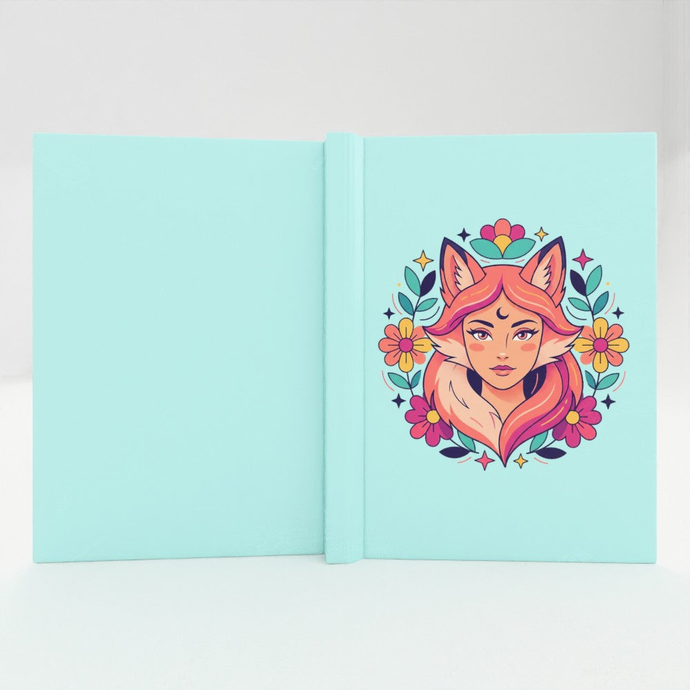 Fox Girl Hardcover Journal