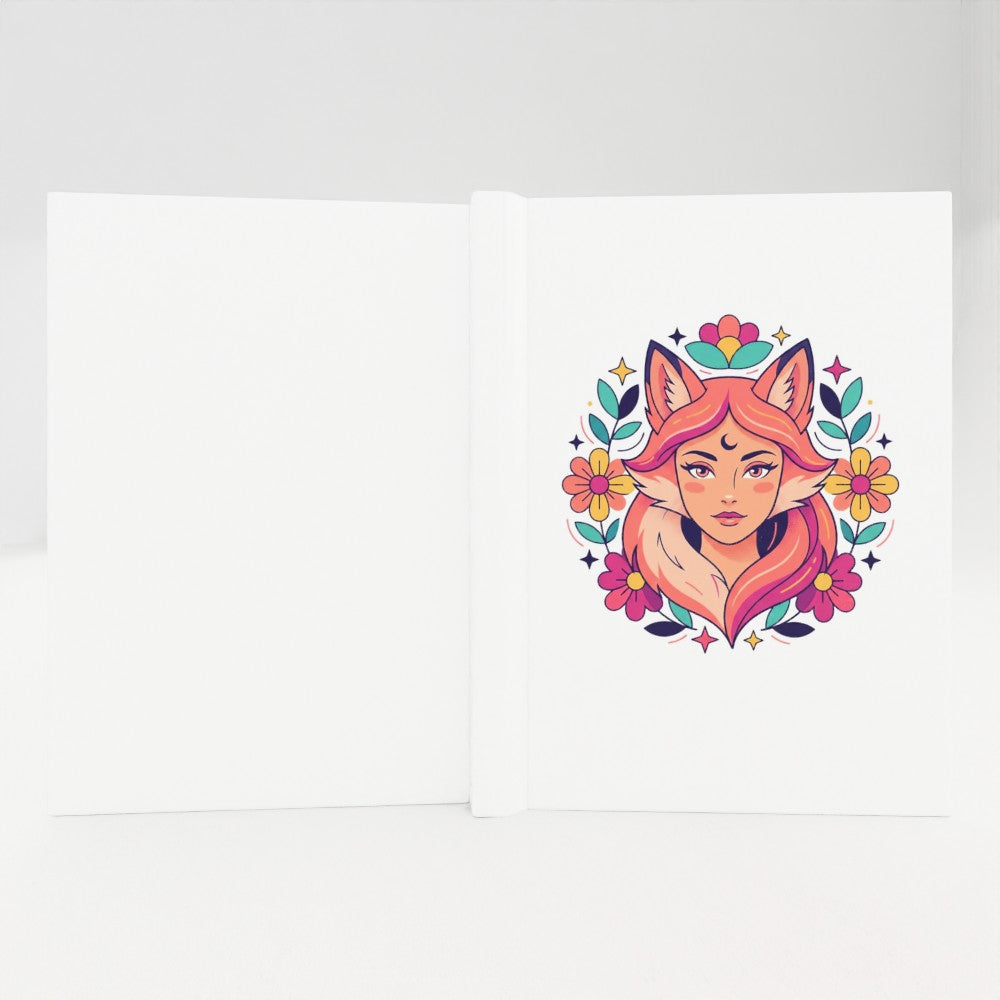 Fox Girl Hardcover Journal