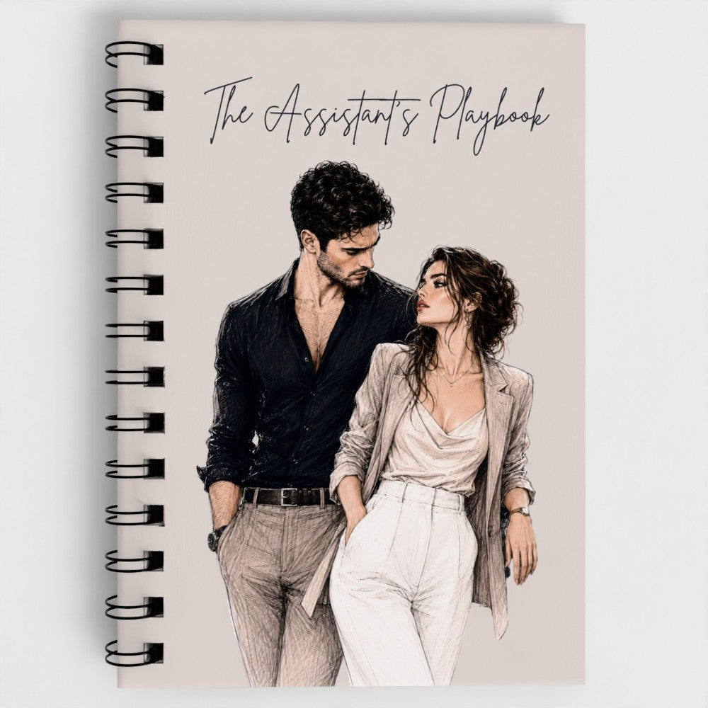 The Assistant's Playbook - Beige - Spiral Lined Notebook