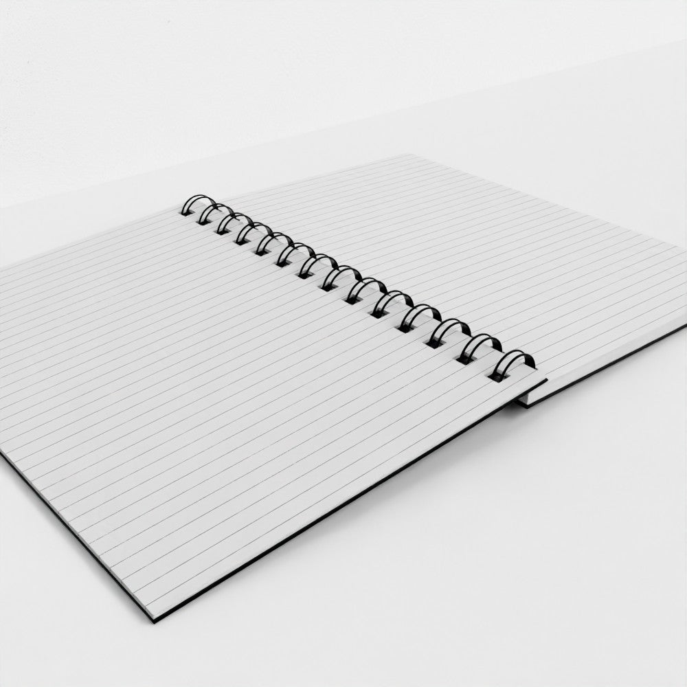 Midnight Massacre Notebook – Gothic Horror Skull Spiral Notebook