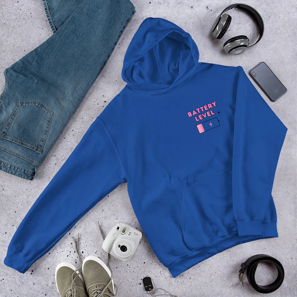 Battery Low Unisex Hoodie