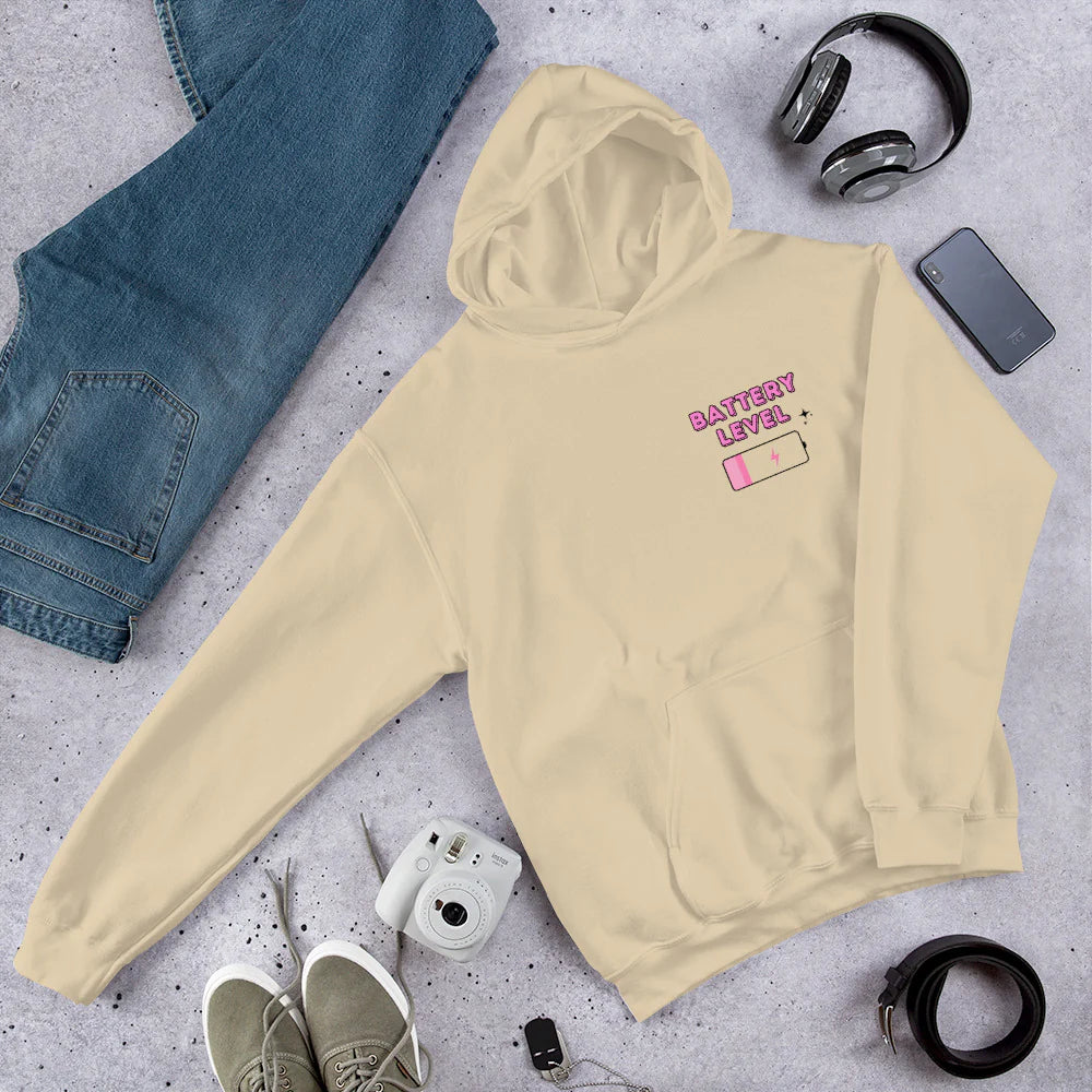 Battery Low Unisex Hoodie